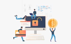 Illustration representing the Empower Group data breach affecting millions of records