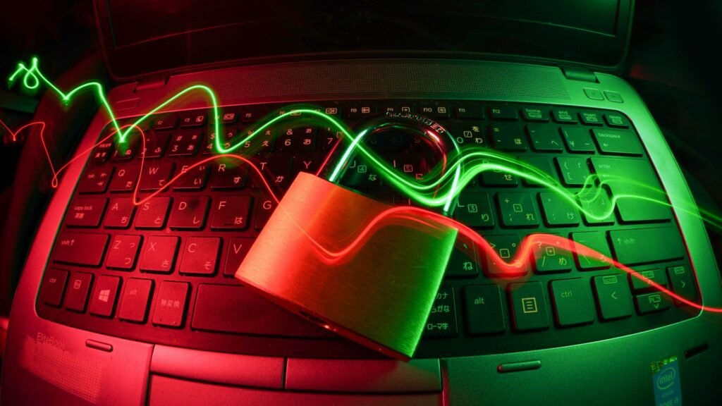 Finance data breach illustration