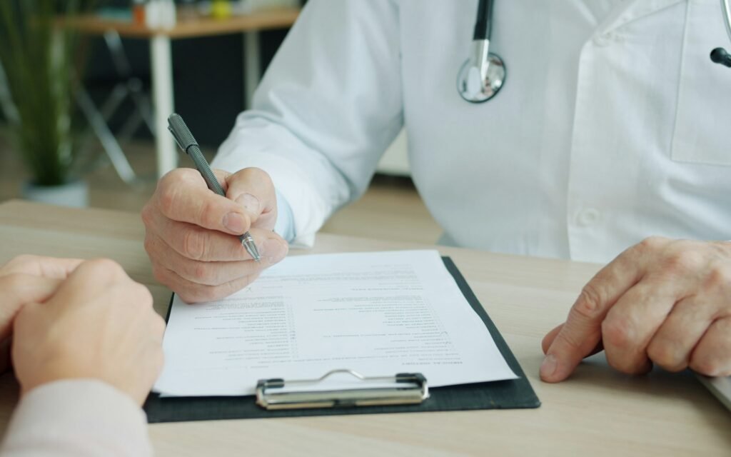 Healthcare data breach illustration