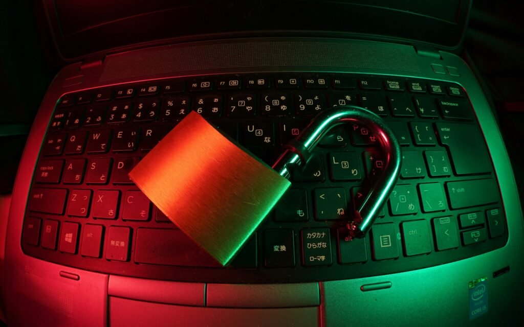 Finance data breach illustration