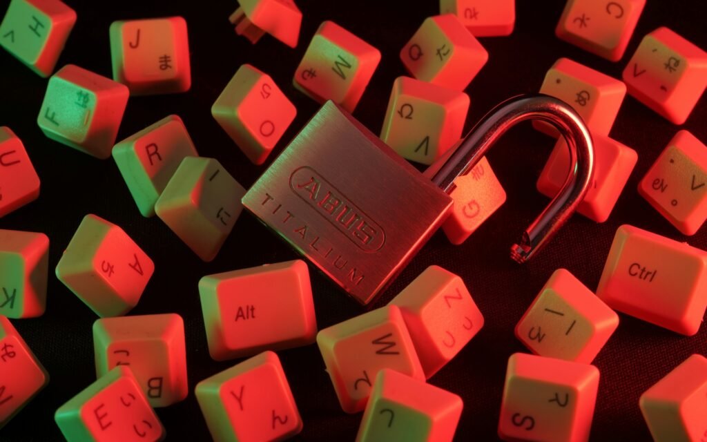 Healthcare data breach illustration