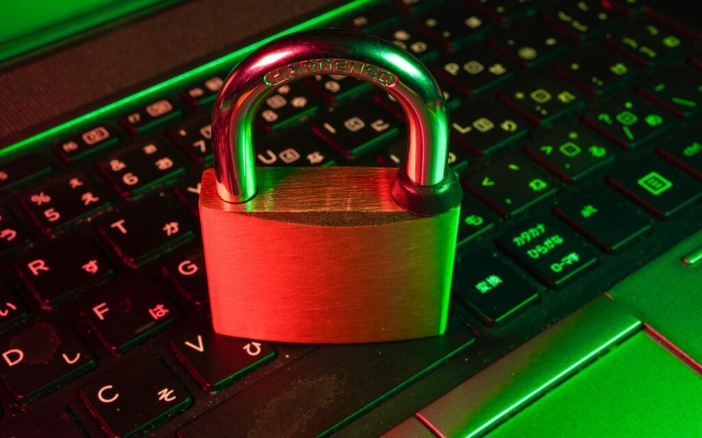 Healthcare data breach illustration