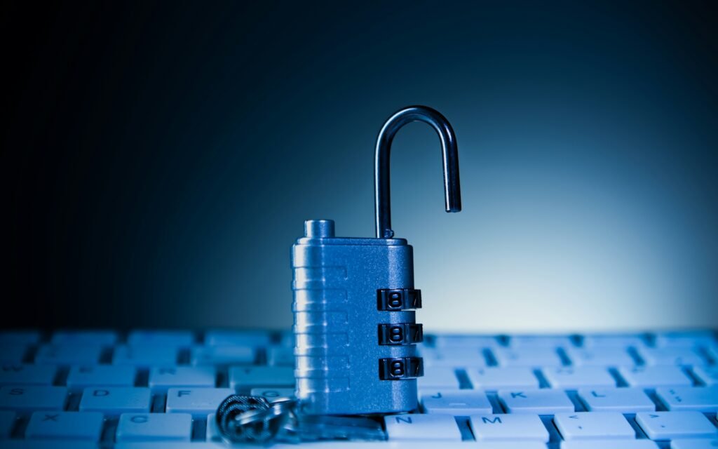 Healthcare data breach illustration