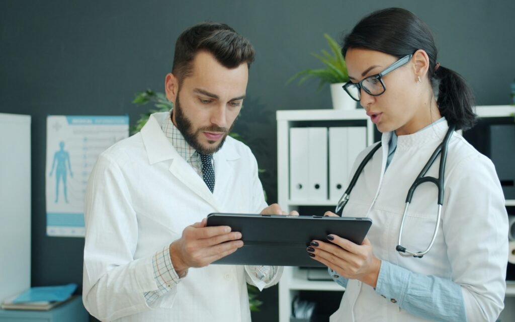Healthcare data breach illustration